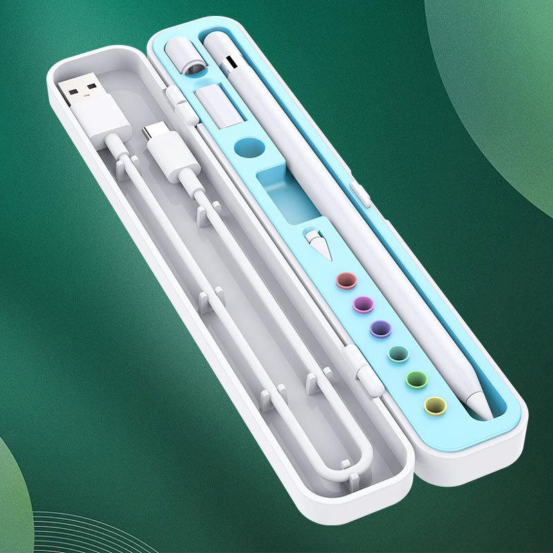 Portable For Apple Pencil 2 1 Case Storage Box Pouch Pen Holder Stylus Cover For Apple Ipad Pencil 1St 2Nd Gen Plastic Cases