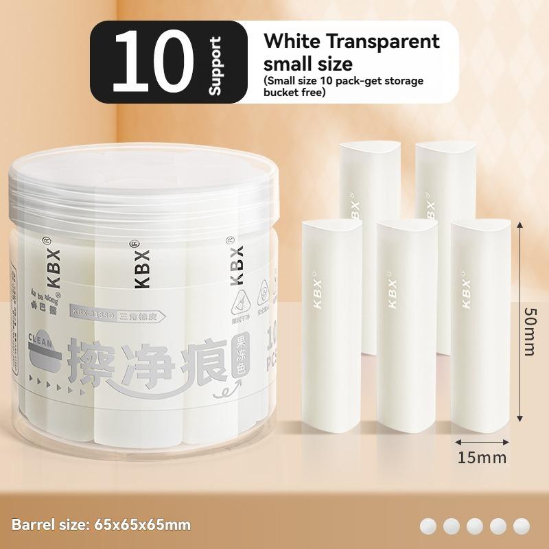 

1 Box Triangle No Shavings Super Clean Student Specific Eraser Used for Writing Erasing Lines Leaving No Marks