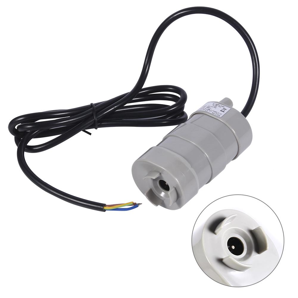 12V Vertical Submersible Motor   5 00LCelsiusH wCelsius 1.5M Black Bare Line