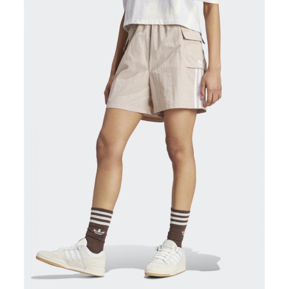

Коричневые шорты-карго ADIDAS 3S JH1074