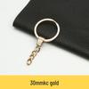 Alloy Head Car Keychain with 4-Section Chain, Metal Keyring, and DIY Pendant Accessory.