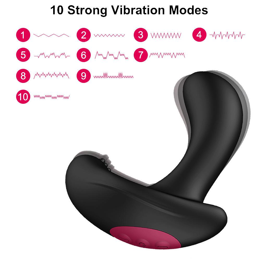 USB Remote Control Vibration Inflatable Men's and Women's Prostate Massager Butt Plug out Anal Plug Masturbation Device Men's and Women's