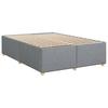 Vidaxl Bed Frame Without Mattress, Light Gray, 140X200 Cm, Upholstered