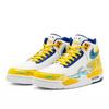 Nike Flight Legacy Cushioning Slip Resistant Abrasion Resistant Waterproof Mid Top Men's Basketball Shoes Men's Yellow BQ4212-102(Team942-)