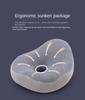 1pc Memory Foam Seat Cushion - Breathable & Washable Round Pad | Grey for Office/Car/Elderly Use,for Hip/Back Support