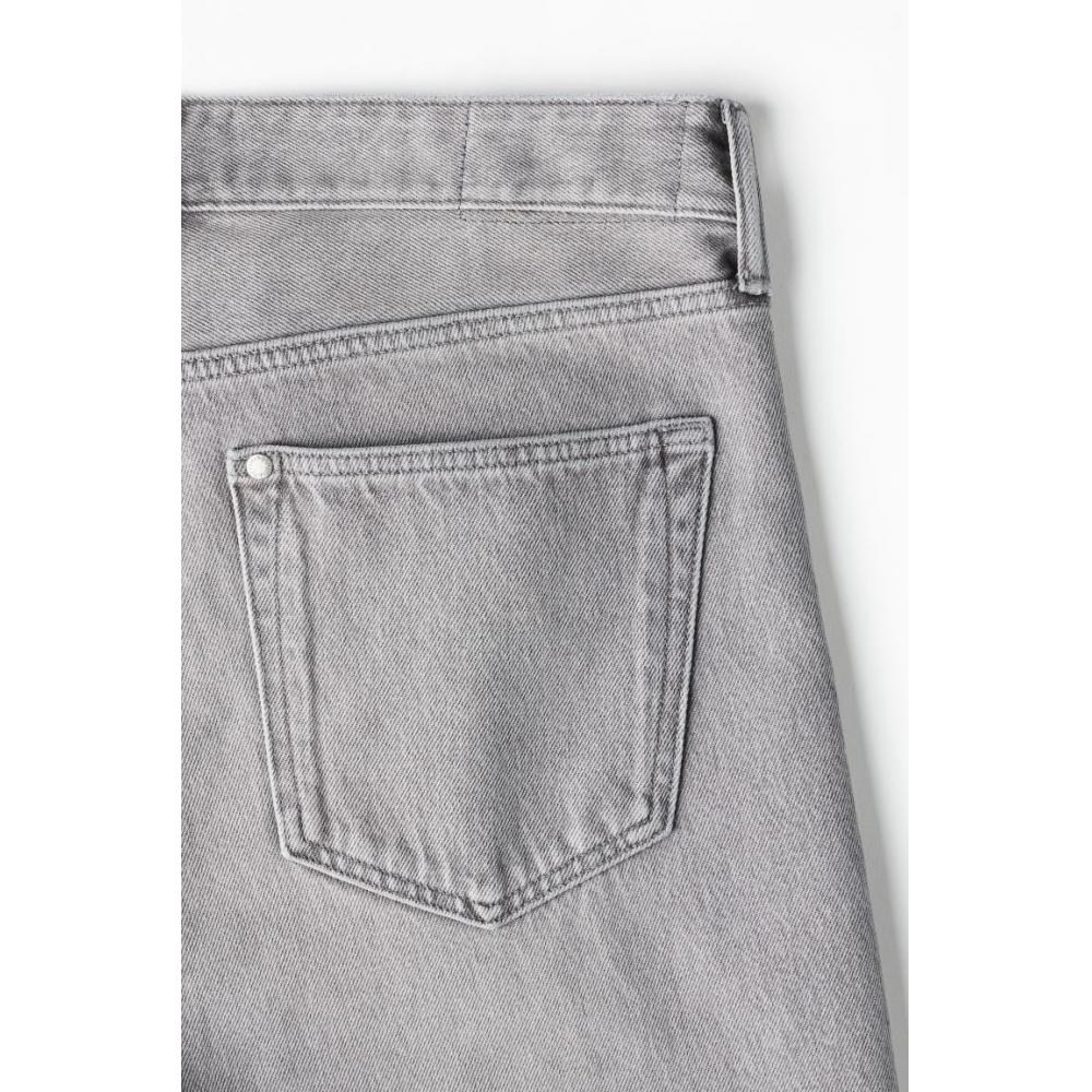 H&M Lockere Jeans Denim Grau