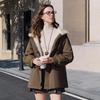 Betu Women's Fashion Toggle Button Padded Jacket