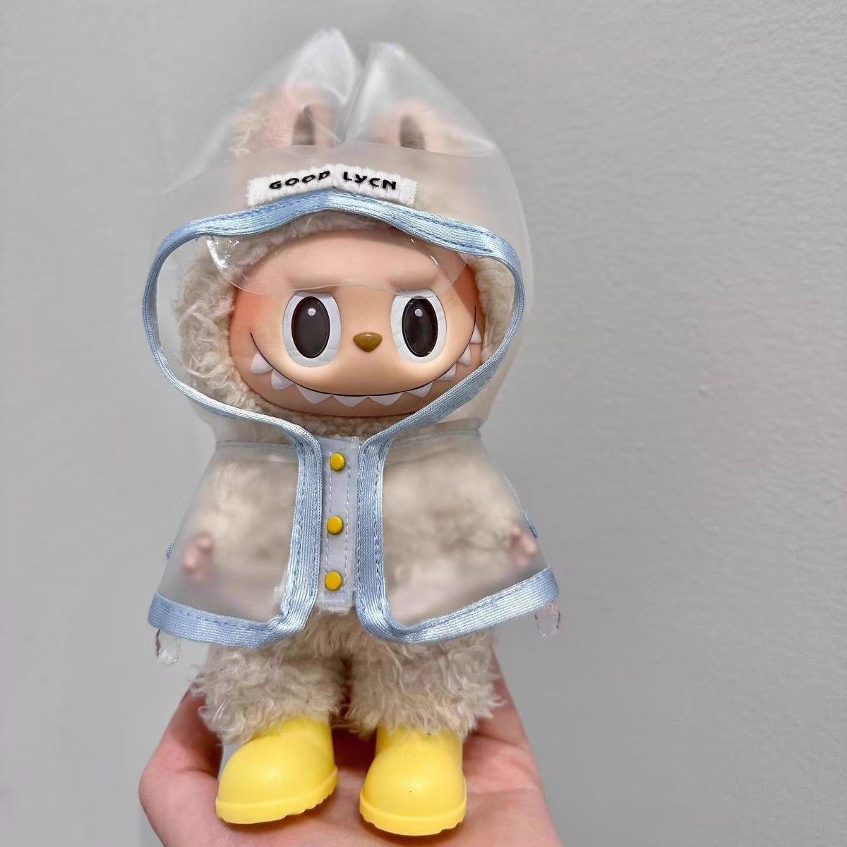 

17см Детская одежда Плащ Сидящая Вечеринка Детская одежда Лабу Виниловая одежда для куклы clothes only 17cm without dolls