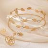 Multi Style Opening Arm Bracelet Gold Color Arm Bracelet Elegant Armband  Women's Accessories