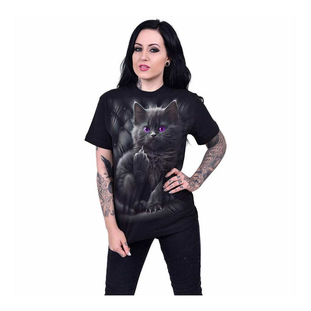 Spiral Direct Unisex-Erwachsene Cattitude T-Shirt