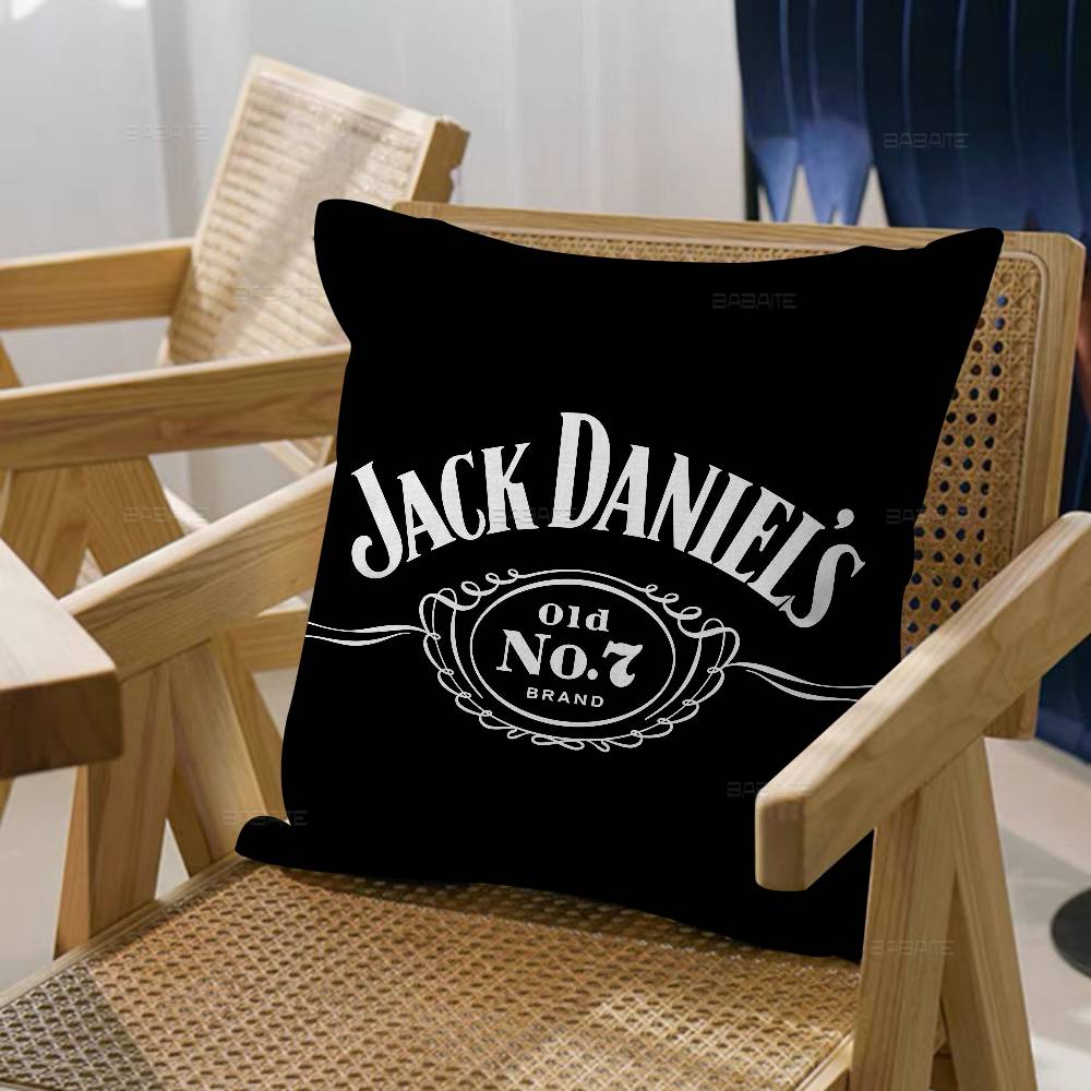 Classic Whiskey Logo J-Jack D-DanielS Pillow Cover Sofa Cushion Cover Home Room Decoration Children Gift