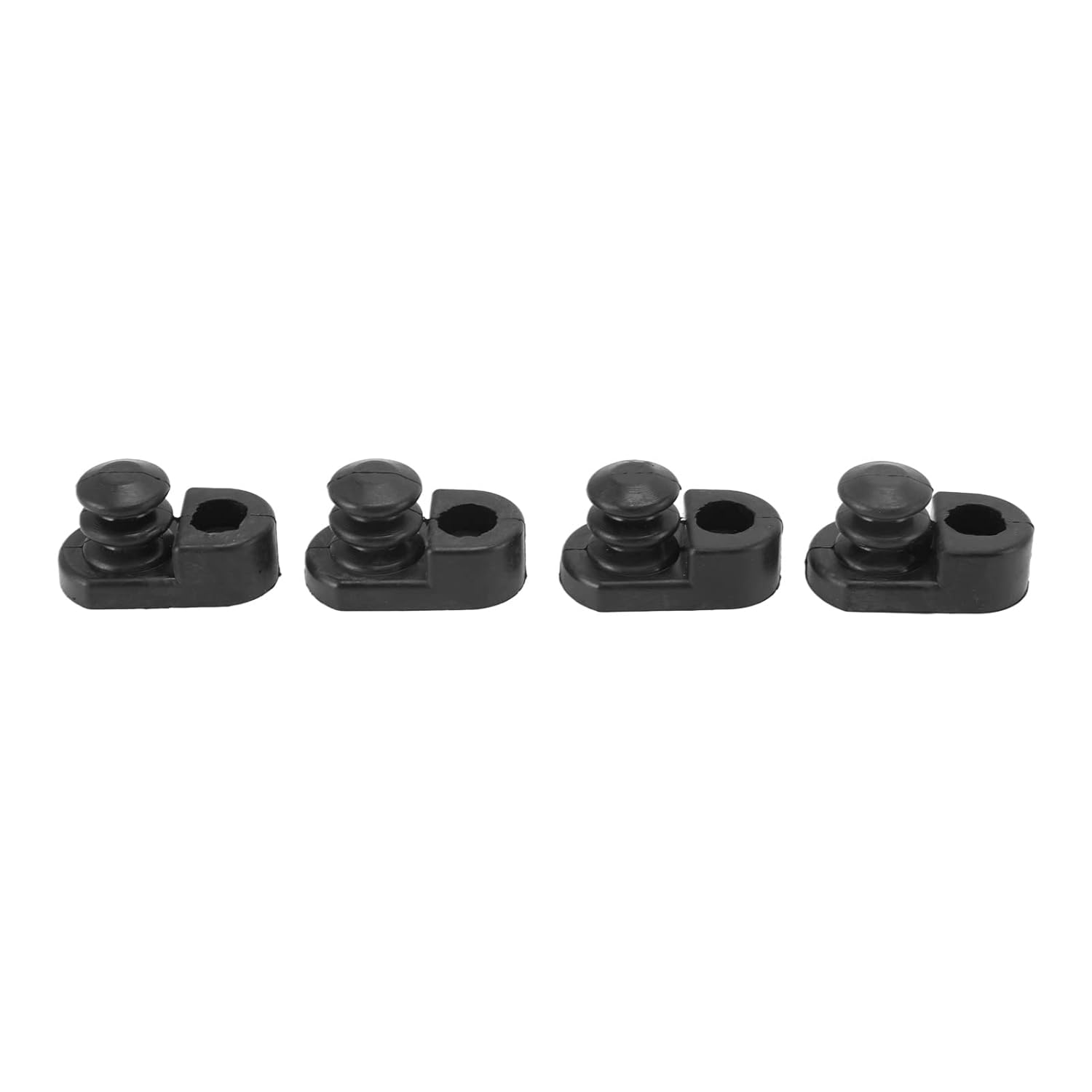 Aramox 4pcs Car Door Switch Cover 253685L300 Black Push Pull Switch, Good Flexibility Replacement for Y60GQ Y61GU