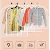 5 Pieces Transparent Garment Bag Garment Cover Cover With Zipper, Garment Cover Jacket Coat Dresses Evening Dresses Suit Protection Garment Cover Suit