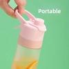 Large Capacity Outdoor Portable Handy Cup Straw Mist Water Bottle Running Exercise Outdoor Sports Drinking Water Bottle