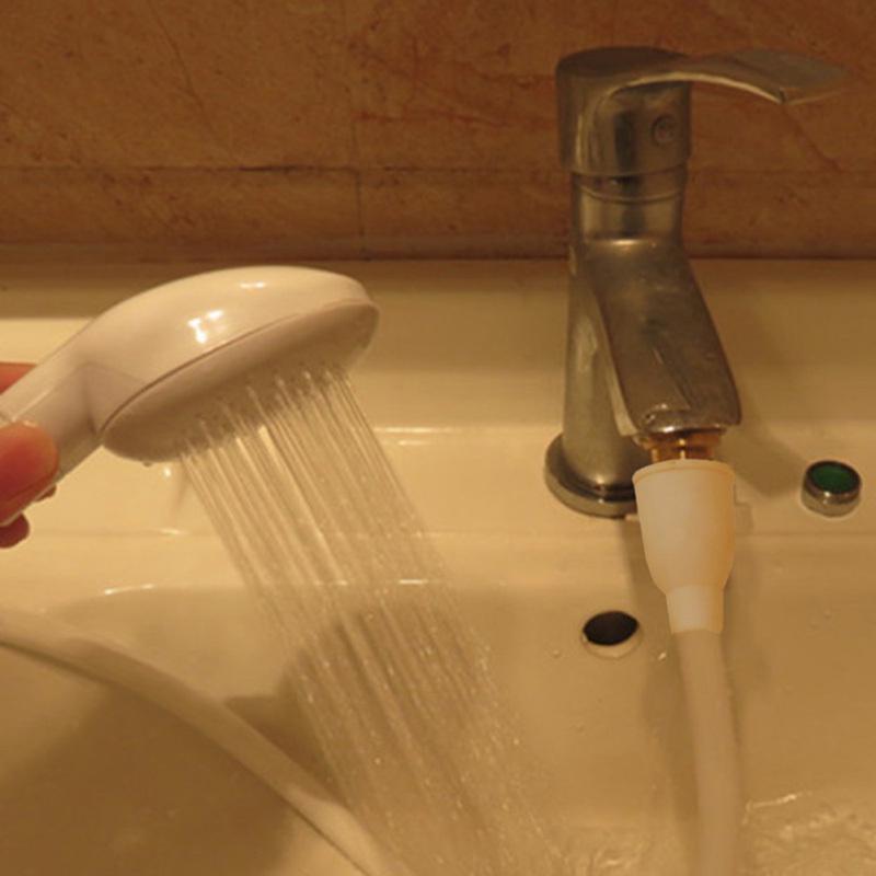 Pet Bath Handheld Shower Bendable Flexible Hose Portable Multi-function Faucet Sprayer Pet Cleaning