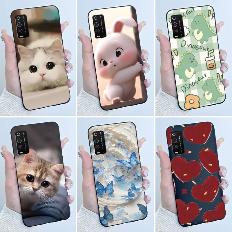 Cute Case For TCL 205 (4187D) Funda Capa Printing Shell Protective Cover Soft Silicone Cartoon Phone Casing Coque