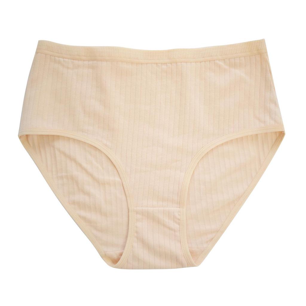 Chiloți din bumbac cu talie înaltă și control al abdomenului pentru femei plus size