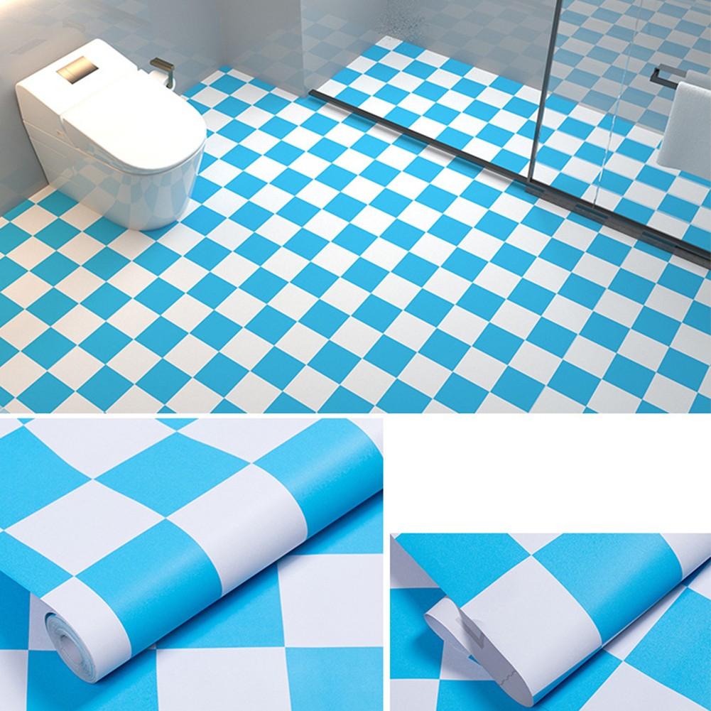 Naklejki podłogowe o szerokości 60 cm PVC Wzór kraty Wodoodporne