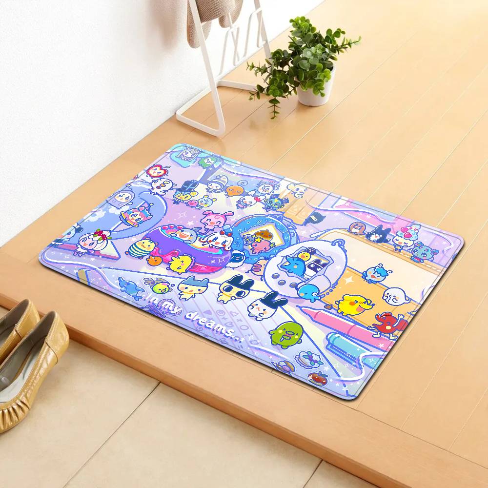 Classic T-Tamagotchi Game Door Mat Nordic Style Bedroom Living Room Doormat Home Balcony Anti-Slip Alfombra