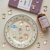 50Pcs Transparent Cartoon Mushroom Stickers PET Material Waterproof Decor for Journal Scrapbooking