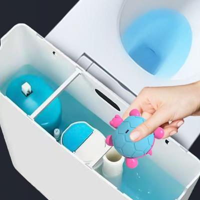 1pc Toilet Cleaner, Deodorizing And Deodorizing Toilet, Fragrant Toilet, Deodorizing And Long-lasting Blue Bubble Toilet