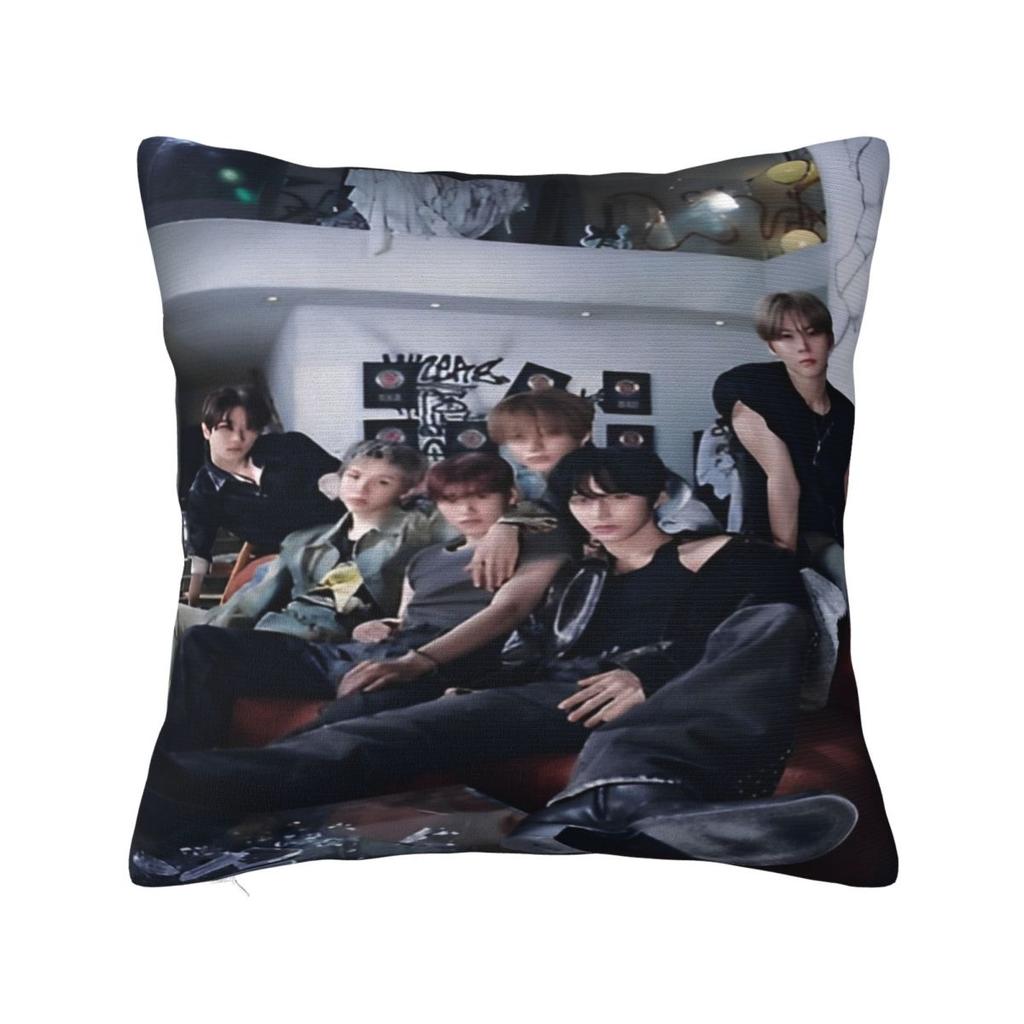 Sofa Decor Riize Kpop Style Idol Boy Group Pillowcase Accessories Pillow Cover Square Multi Size