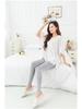 Leggings da Yoga Neri Elasticizzati in Modal da Donna - Taglie Forti, Lunghezza 3/4, Sottili per Primavera & Autunno