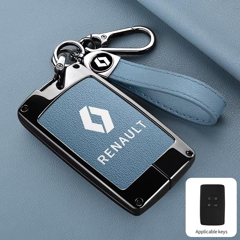 2026 Hot For Renault Hub Caps Car Key Case Cover Key Bag For Renault RS Scenic Clio Laguna 2 3 4 5 Kangoo Fluence Megane Trafic