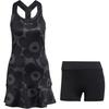 X Marimekko Sleeveless Dresses Women's Black Moderate Extra Short GT6003