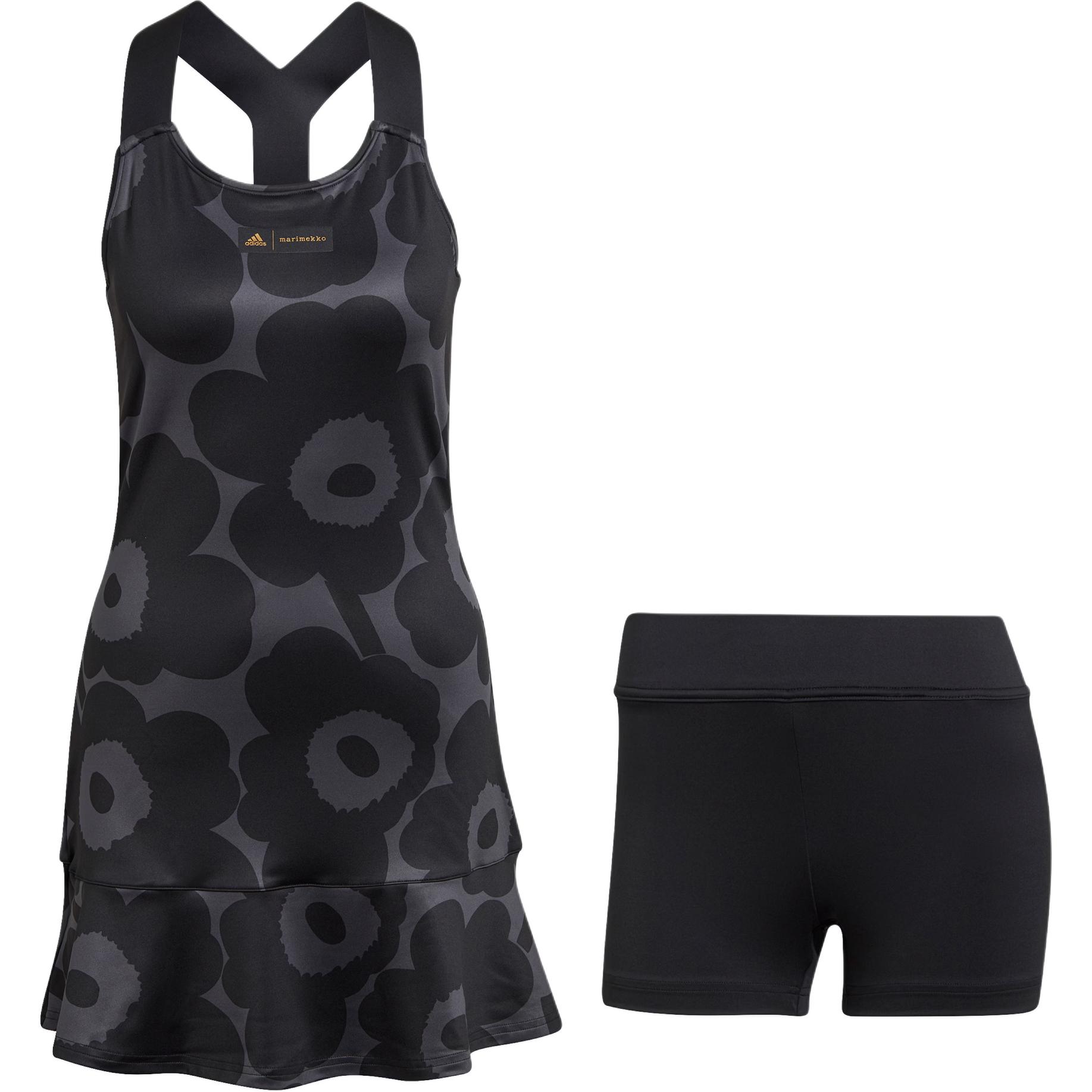 Adidas X Marimekko Sleeveless Dresses Women s Black Moderate Extra Short GT6003 A/S