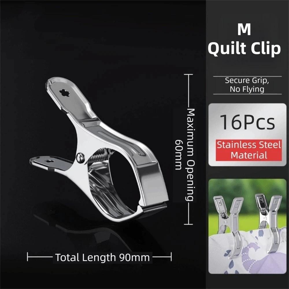 Heavy Duty Clothes Pins Reusable Stainless Steel Clips Beach Towel Clips  Home Storage