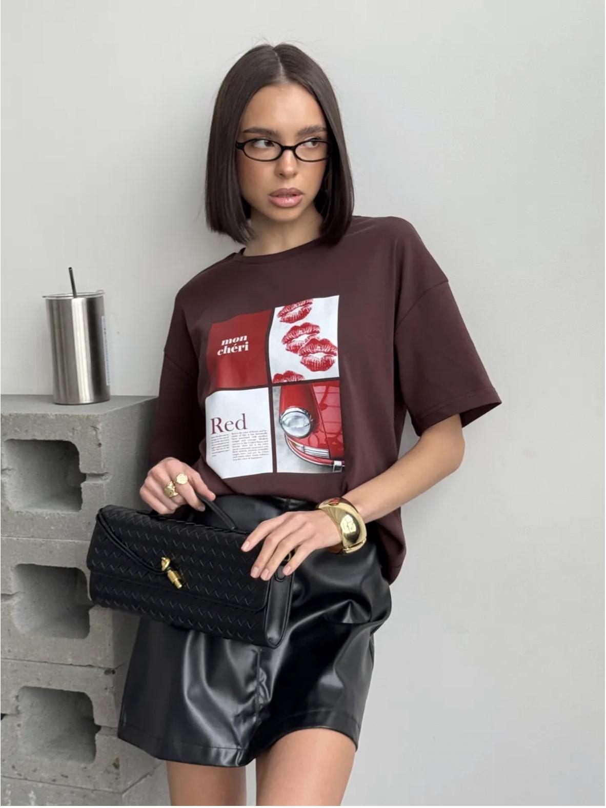 Women s Casual Summer Letter Print Short Sleeve T-shirt - Versatile Lazy Style Top L