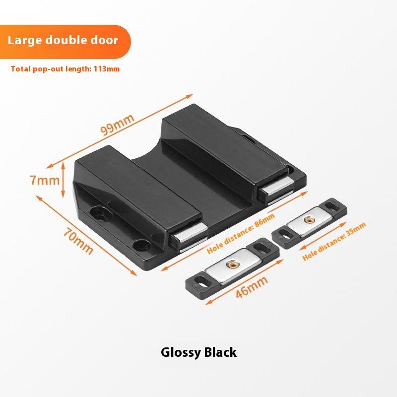 

Магнітні Засувки Натисни Щоб Відкрити Натискання Панелі Дверей Шухляди Шафи Для Одягу Ручка Без Контакту Сильний Магнітний Доводчик Дверей A5 1PCS