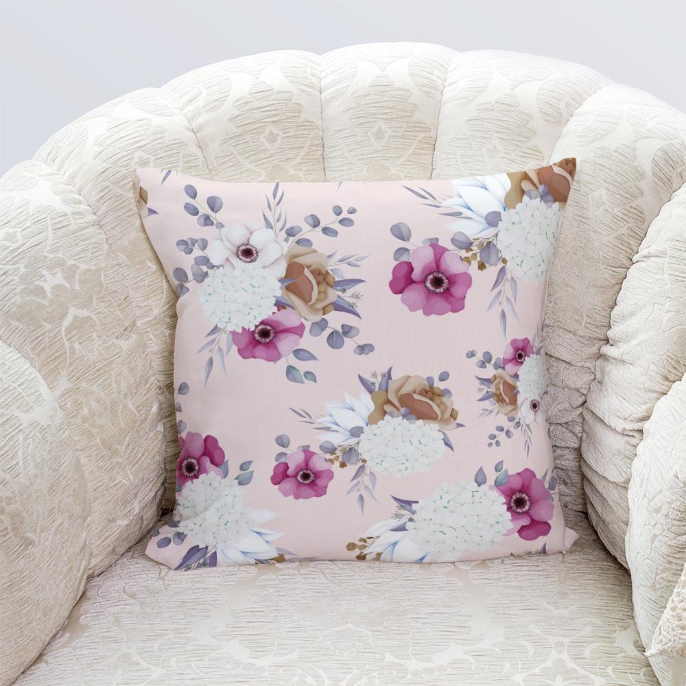 Fashion Harajuku Rose Decorative Pillowcase Printed Sofa Chair Bedside Body