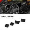 Center Console AC Air Conditioner Outlet Vent Cover Trim For Ford F150 21+ Black