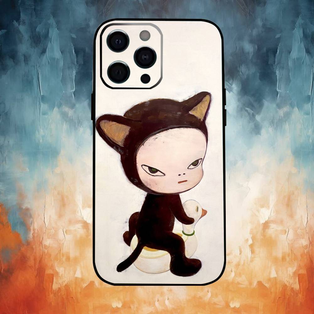 

cute Yoshitomos-Nara Phone Case For iPhone 17,16,15,14,13,12,11 Plus,Pro,Max,XS Silicone Soft Cover iPhone16promax