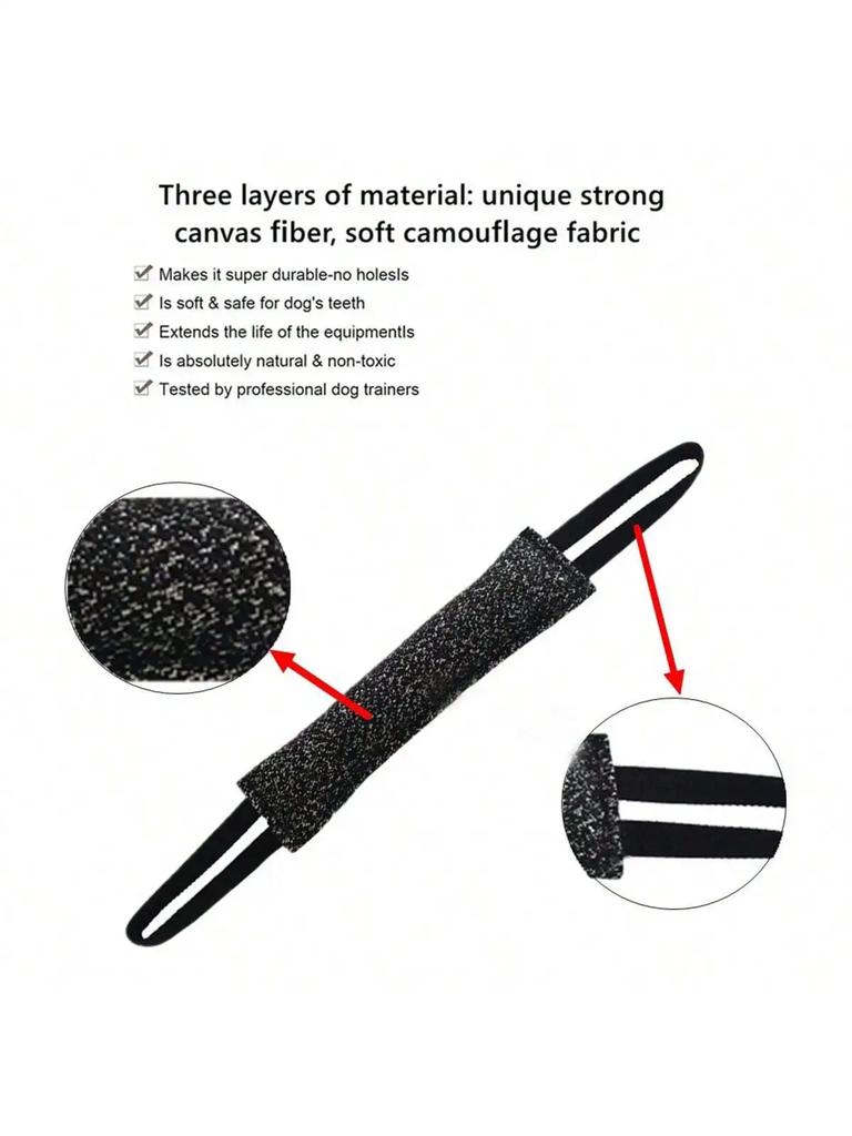 1 ud.-Mango Cómodo Juguete Interactivo de Masticar para Perros Palo de Mordida Mejorado para Entrenamiento para Moler Dientes y Jugar Juguete Interactivo para Perros