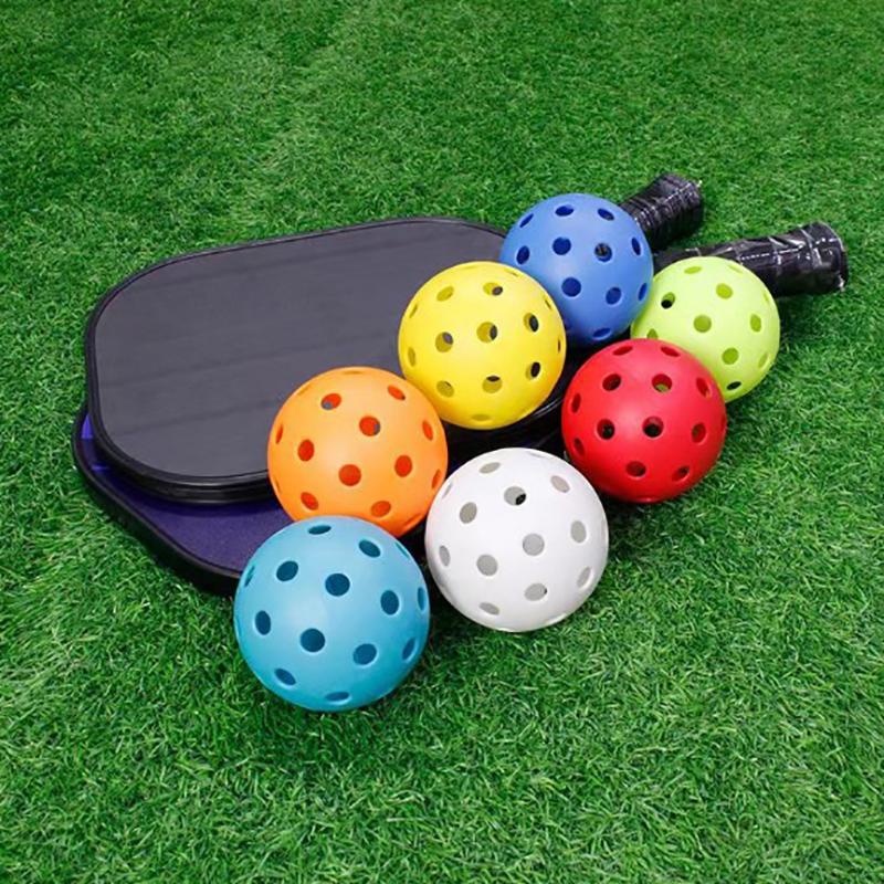 Lichtgevende Pickleball 74 mm Duurzaam Nachtlampje Groene Bal 40 Gaten Buitenwedstrijd Pickleball Ballen Gloeiend in het Donker