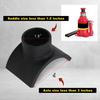 RYANSTAR RACING 3" Lifting Axle Saddle Axle Adapter Compatible With Hydraulic Jack Bottle Jack Floor Jack Made Of Stell Black