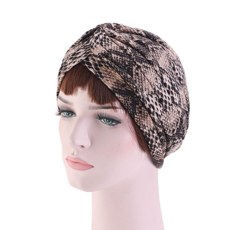 Ethnic cotton headscarf cap, Indian cap, chemotherapy cap TJM-412