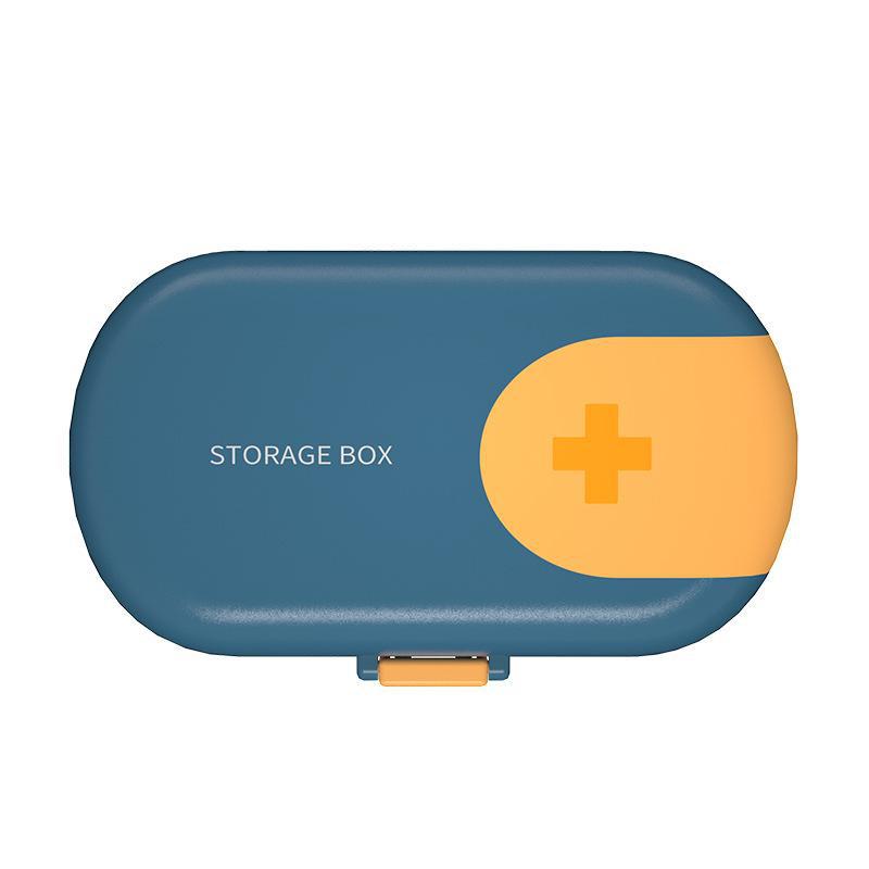 Compact Sealed Medicine Box with Lid and Compartments