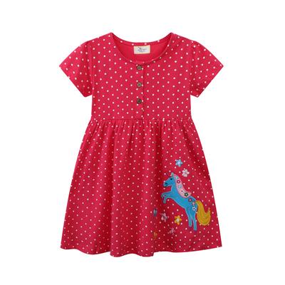 Girls Dress Style Fashion Girls Floral Princess Dress Summer New Children's Dress