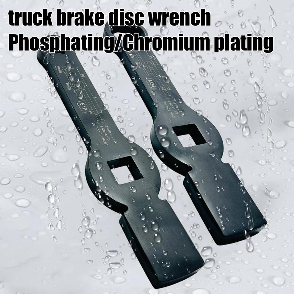 Brake Disc Wrench Ergonomic Rustproof Universal Labor Saving Truck Brake Discs Wrenches Tool For Maintenance Efficiency Braking