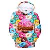 Hip Hop Beliebt Bequem Donut 3D-Druck Hoodies Sweatshirts Herren/Damen Sweatshirt Erwachsener/Kind Freizeit Pullover