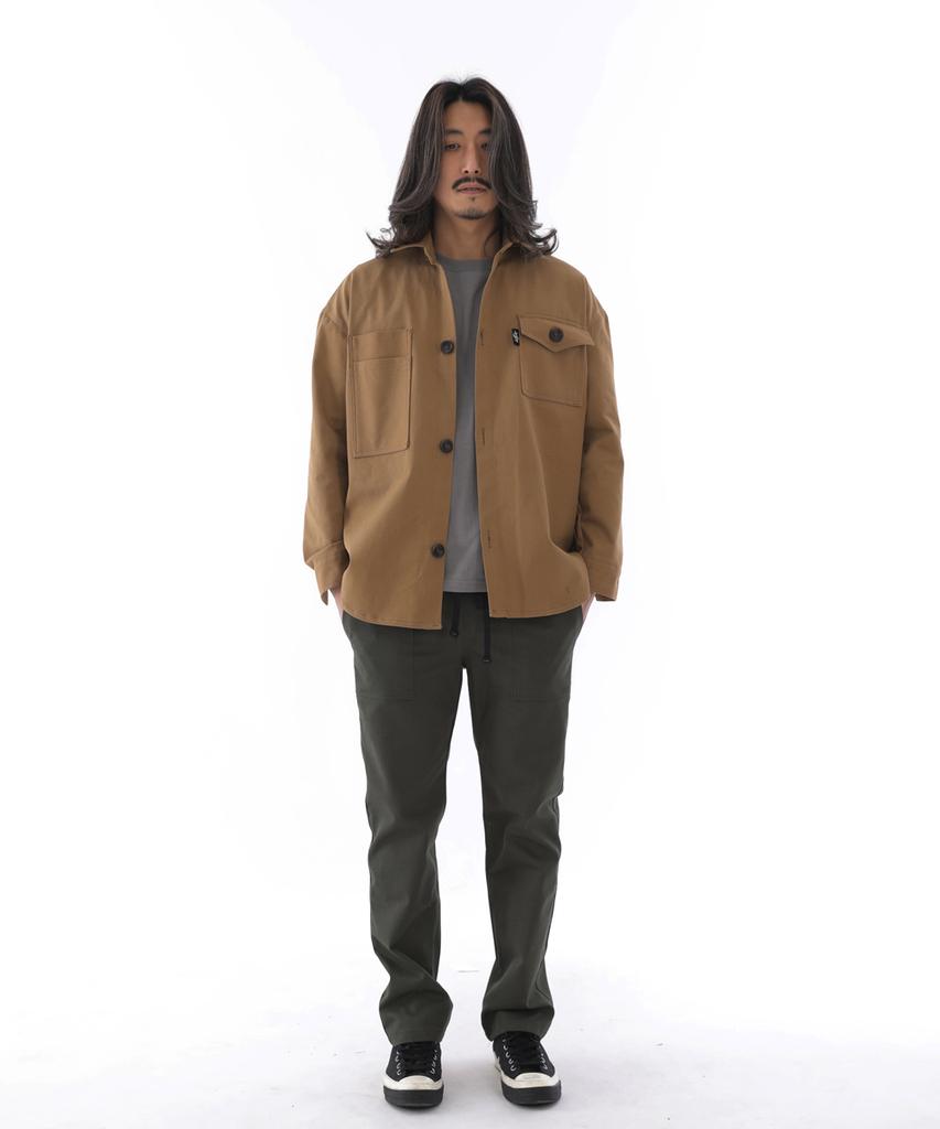 Seinteukeulu Nice Bag Straight Fatigue Pants Nsb-320 Khaki