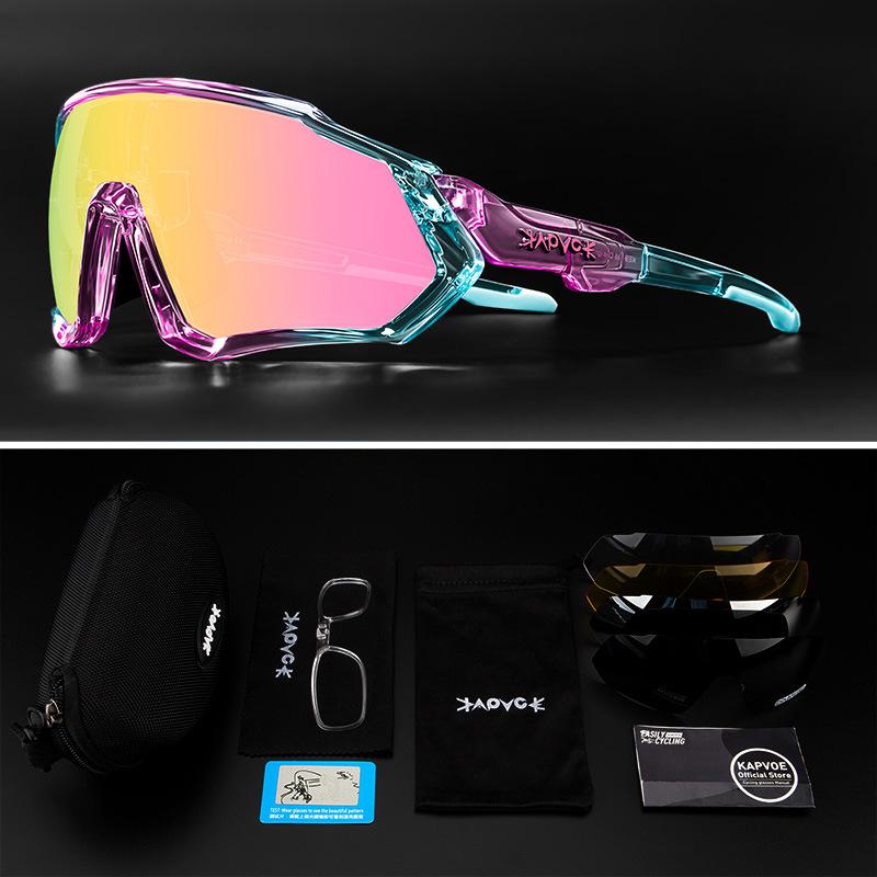 Cycling Glasses Men and Women Outdoor Running Bicycle Polarized Eye Protection Goggles