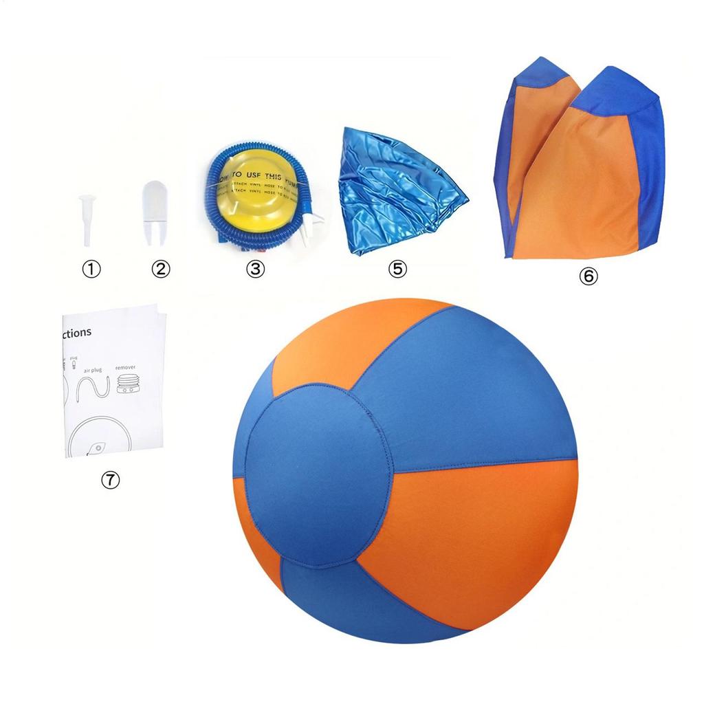 Dog Herding Ball Interactive Bouncing Toy 20.5x13x13cm Inflatable Herding Ball For Outdoor Pool Stress Tension Boredom