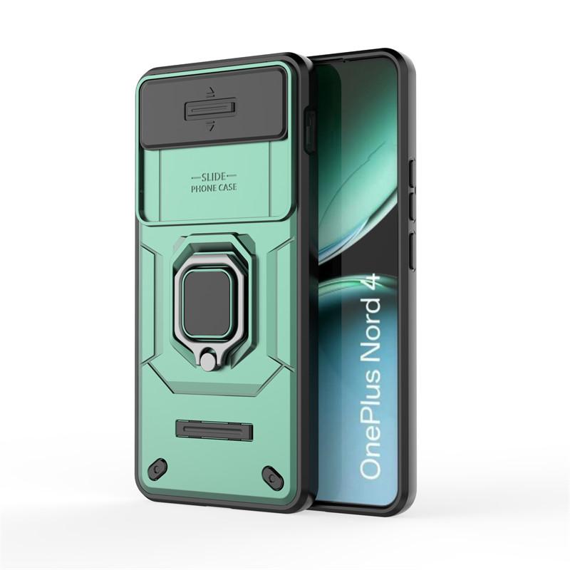 For OnePlus Nord 4 Case Slide Camera Len Cases For OnePlus Nord 4 Cover Shockproof Armor PC TPU Phone Cover For OnePlus Nord 4