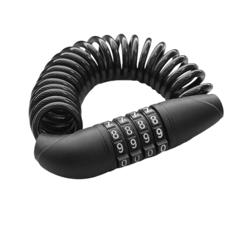 4-Digit Combination Password Wire Lock Portable Combination Lock Anti-Theft Security Lock Bike