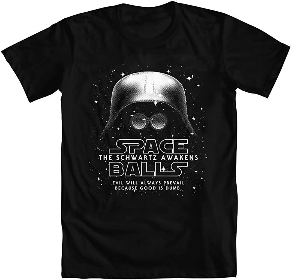 The Schwartz Awakens Evil Will Prevail Good Is Dumb Space Balls Youth T-shirt S разноцветный